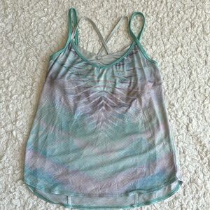 Lucky in Love strappy tee, S